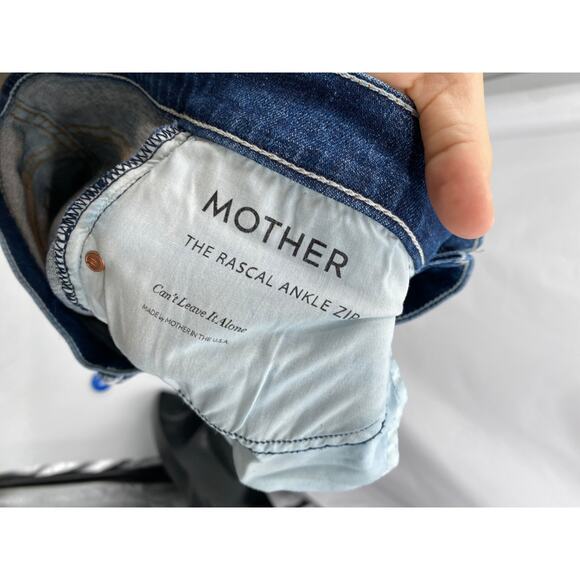 Mother 28 the rascal ankle zip in Can't leave it alone - Picture 4 of 5